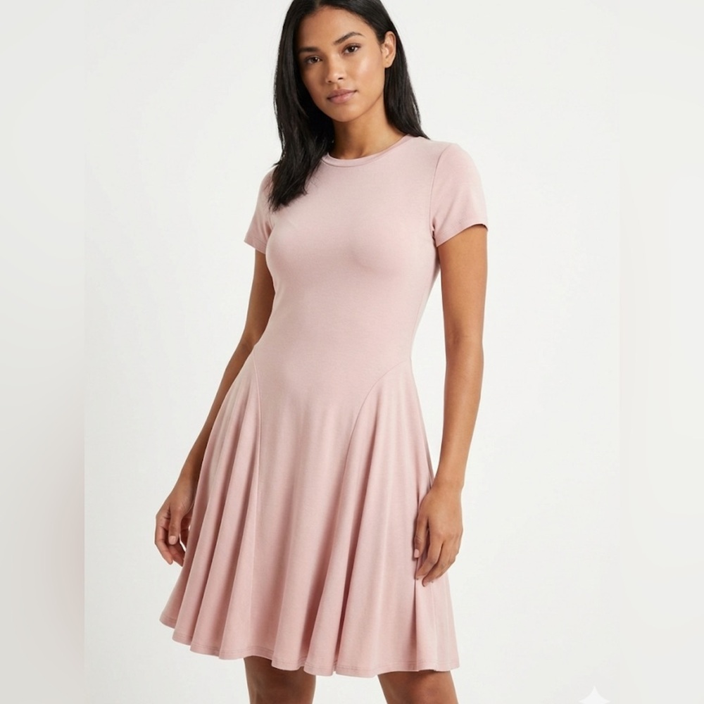 ‼️SOLD‼️ 127. NWOT! SHEIN Soft Pink Midi Dress